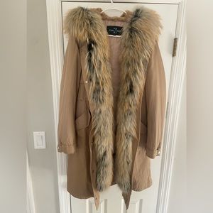 Fur Trim Coat